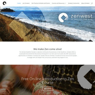 Zenwest Buddhist Society - We make Zen come alive!