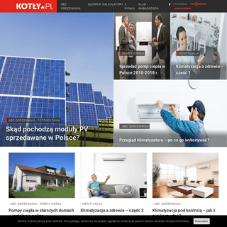 Kotly.pl - Portal o nowoczesnej technice grzewczej i termomodernizacji domów