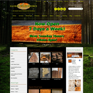 Global Wood Source,Exotic Wood Source, Campbell, Ca..