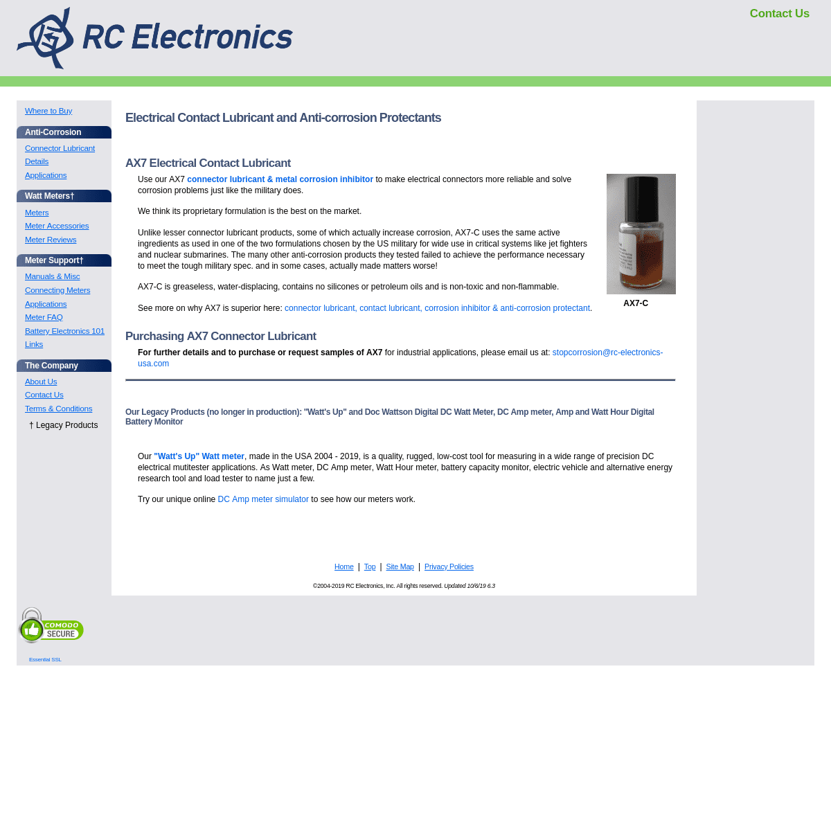 A complete backup of rc-electronics-usa.com