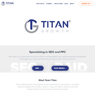 Titan Growth® | Growth-Focused SEO & PPC Agency
