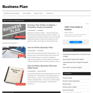 Business Plan - Business Plan Writers in Nigeria