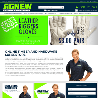 Agnew Building Supplies | Online Timber and Hardware Superstore