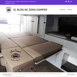 El blog de Zona Camper – Zona Camper ofrece y diseña accesorios para la conversión de furgonetas camper.