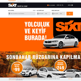 Sixt rent a car Türkiye | Araç Kiralamanın En Akıllı Yolu