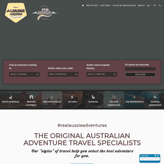 Home Â» Book Small Group Australian Adventure Tours Here - Real Aussie Adventures