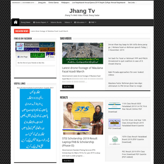 Jhang Tv - Web Portal Of Jhang
