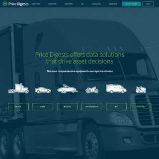 Price Digests | Truck, Auto, Boat, RV, Motorcycle Data | APIs, Databases