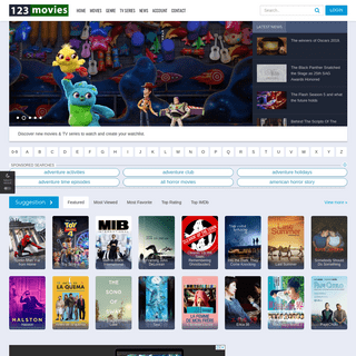 123Movies - Discover New Movies and TV Series