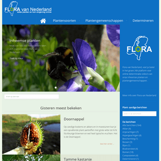 Flora van Nederland - Wilde planten en hun omgeving online