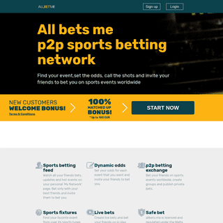 AllBets.me â€“ P2P sports Betting