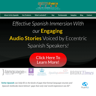 Spanish Immersion with Fun Spanish Learning Audios From The Street!