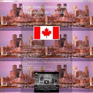 Organizmos internacional y regionales de Canada