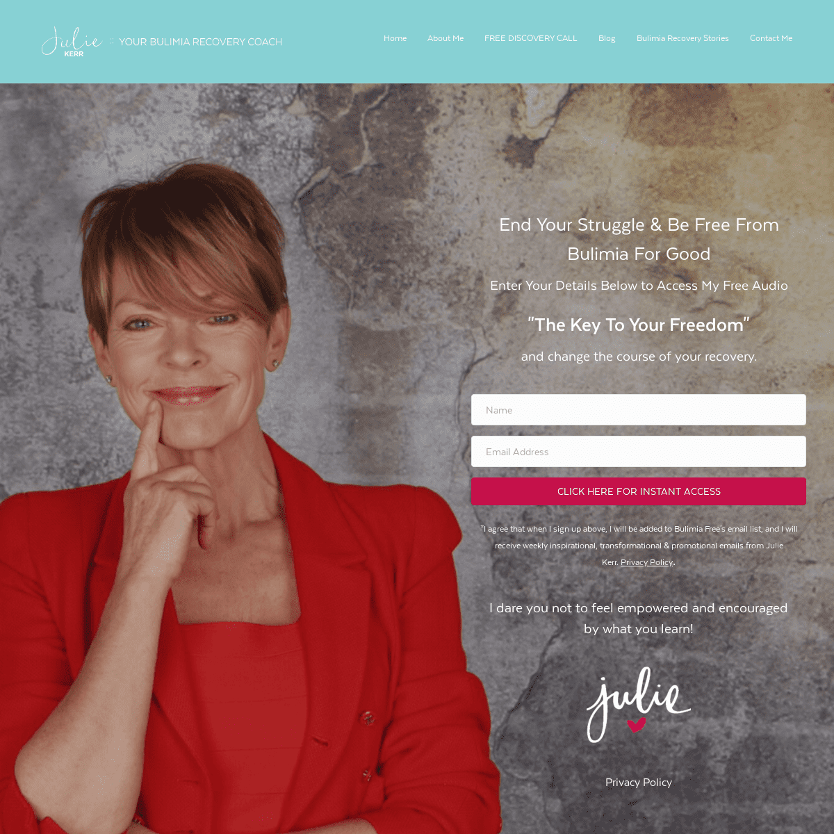 Bulimia Recovery With Julie Kerr | Your Bulimia Free Life
