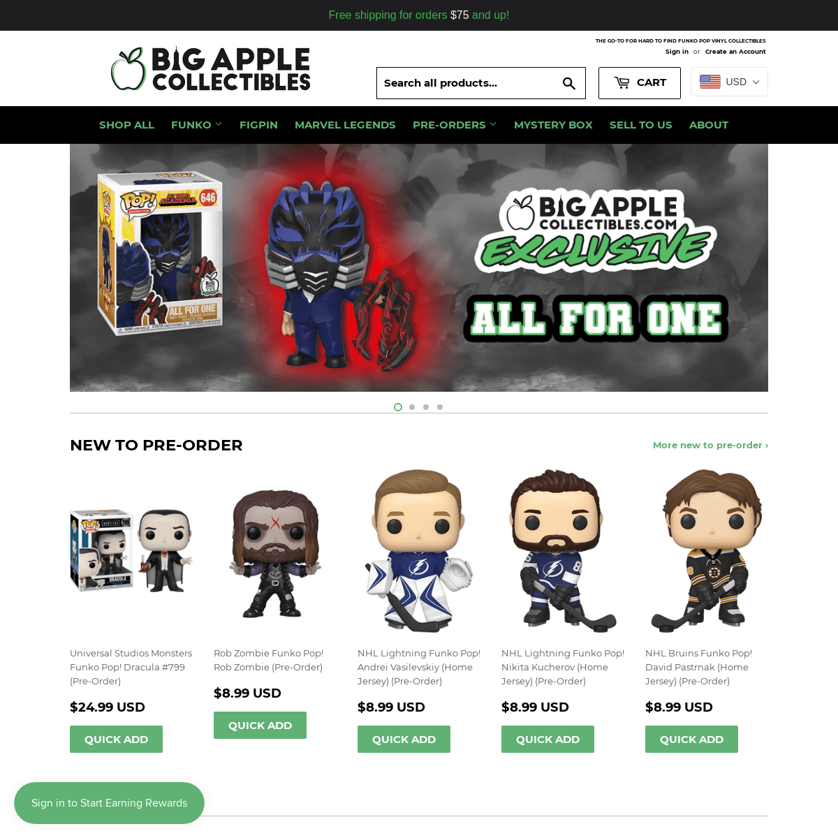 A complete backup of bigapplecollectibles.com