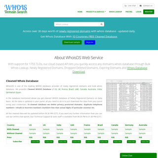 Whois Domain Information - Daily Domain Lists