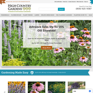 High Country Gardens | Pioneers in Sustainable Gardening