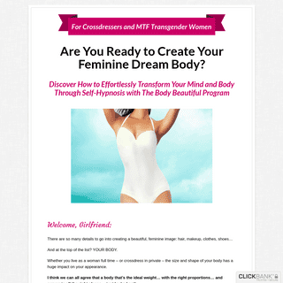The Body Beautiful Program - Feminization Hypnosis Program