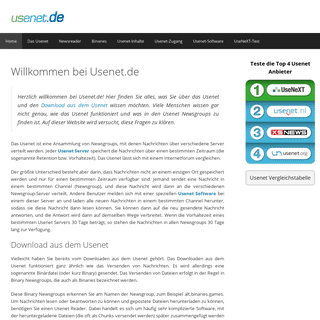 Usenet.de - Alle Informationen rund um das Thema Usenet.