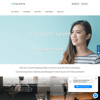 IoTalents: Hire Tech Talents and Find IT Work Online (Singapore)