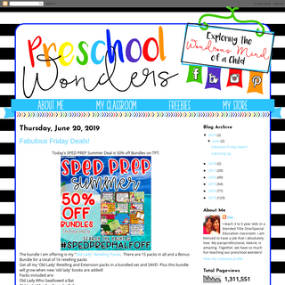 A complete backup of preschoolwondersblog.blogspot.com