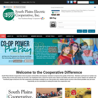 South Plains Electric Cooperative | A Touchstone Energy Cooperative