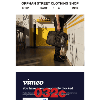 Home - Orphan Street Clothing Shop