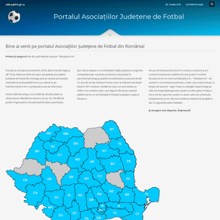 Portalul Asociatiilor Judetene de Fotbal | frf-ajf.ro