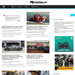 MotoMalaya.net – Berita dan Ulasan Dunia Kereta dan Motosikal Dari Malaysia