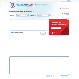 Translate free and online | TRANSLATOR.EU ✅