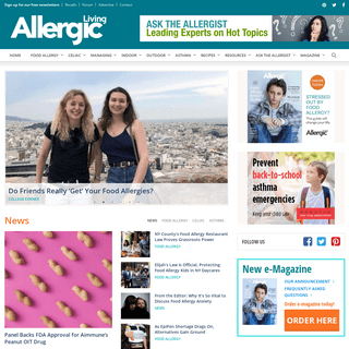 Allergic Living: the authoritative voice of food allergy news