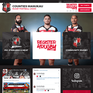 Welcome to the home of the Counties Manukau Steelers Counties Manukau Rugby Football Union
