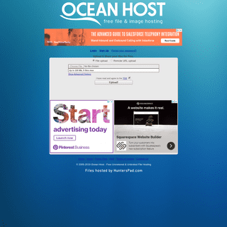 Ocean Host - Free Unmetered & Unlimited File Hosting - Easy way to share your files
