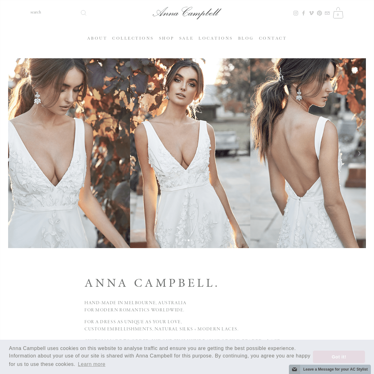 Bridal Gowns - Vintage Inspired Wedding Dresses - Shop Online