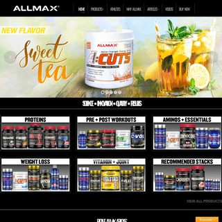 ALLMAX Nutrition - Professional Grade Supplements