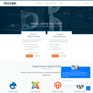 Rochen – Premium Web Hosting and Managed Cloud Servers