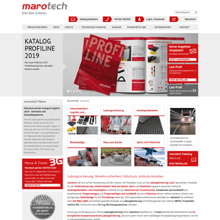 Ladungssicherung von Marotech | Eine Idee sicherer