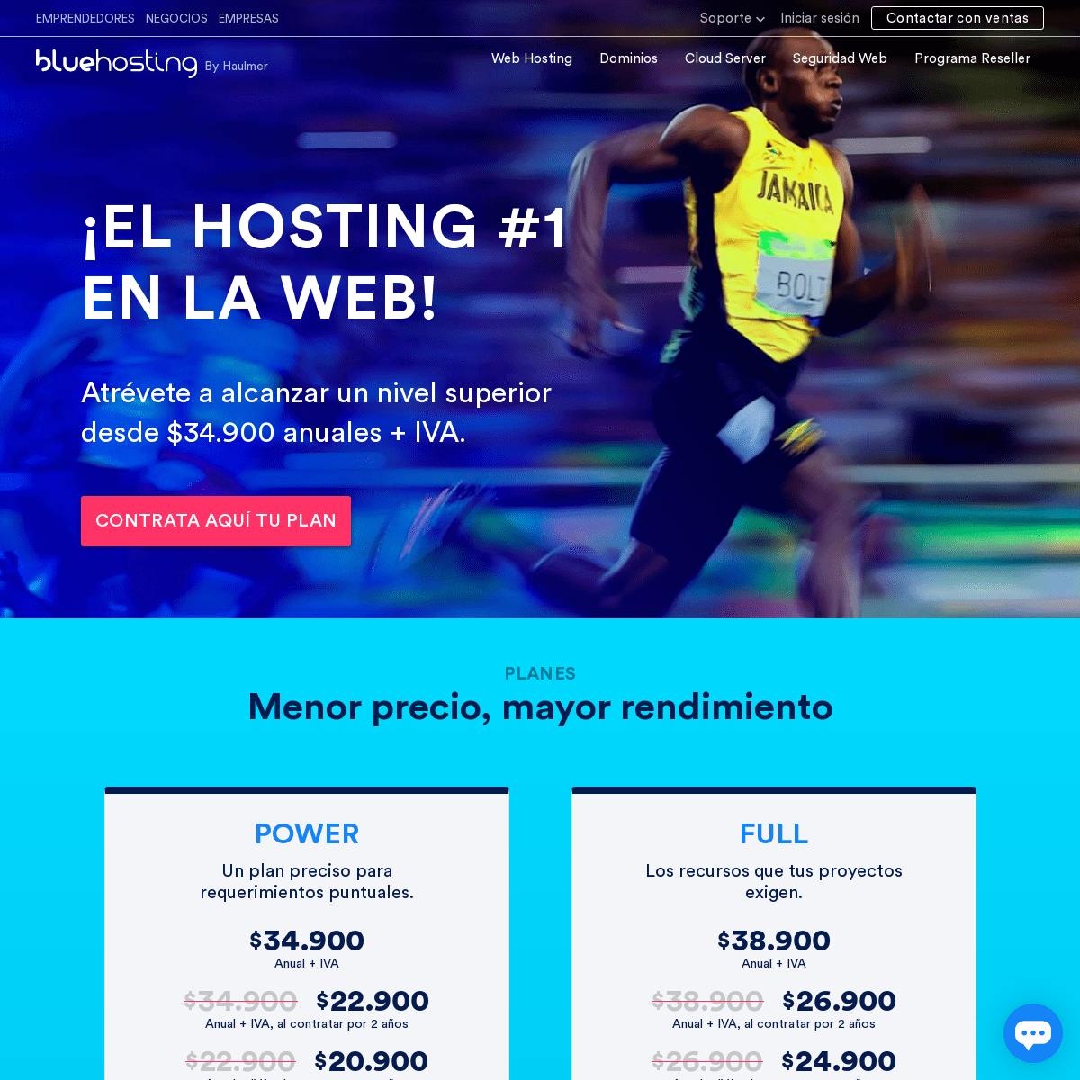 HOSTING | Web Hosting N°1 de Chile 100% SSD y 99.9% Uptime