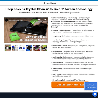 ScreenKlean | Get Crystal Clear Screens & Fight Bacteria