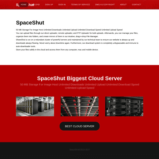 SpaceShut Free Best Cloud Server