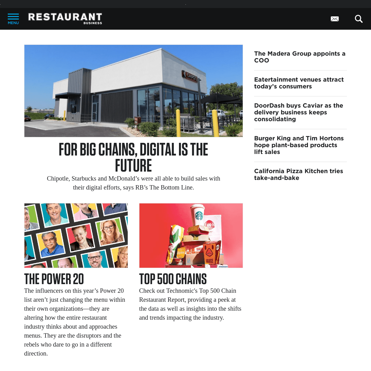 Restaurant Business Magazine - Trends, Ideas and News