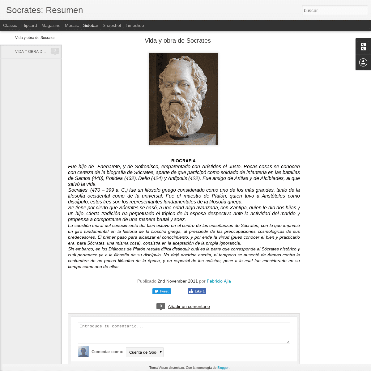Socrates: Resumen