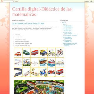 Cartilla digital-Didactica de las matematicas
