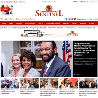 Black News Home | Black Press | Los Angeles Sentinel | Los Angeles Sentinel | Black News
