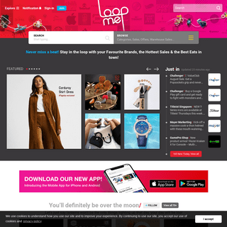 LoopMe Singapore | Shopping, Sales, Food and more!