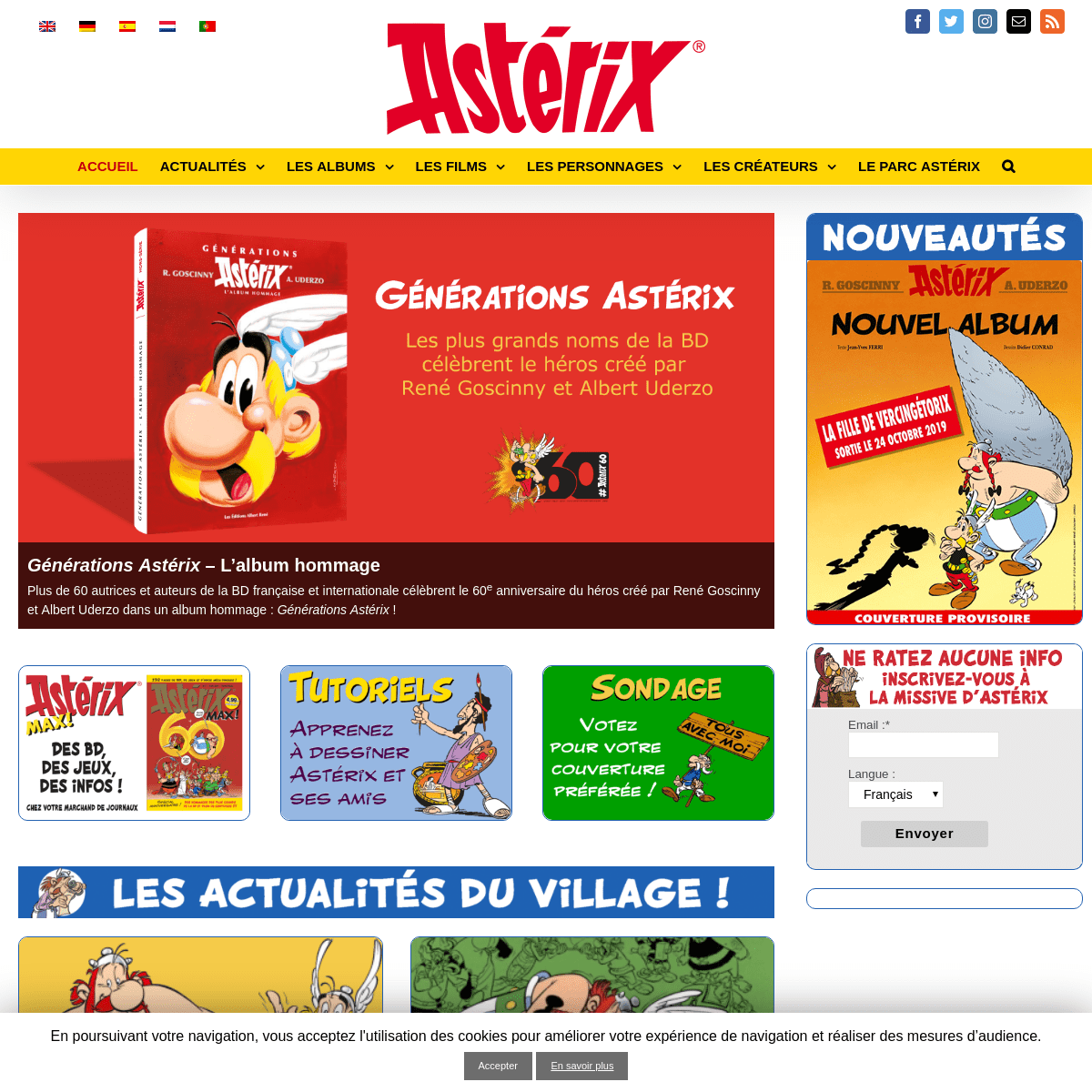 A complete backup of asterix.com