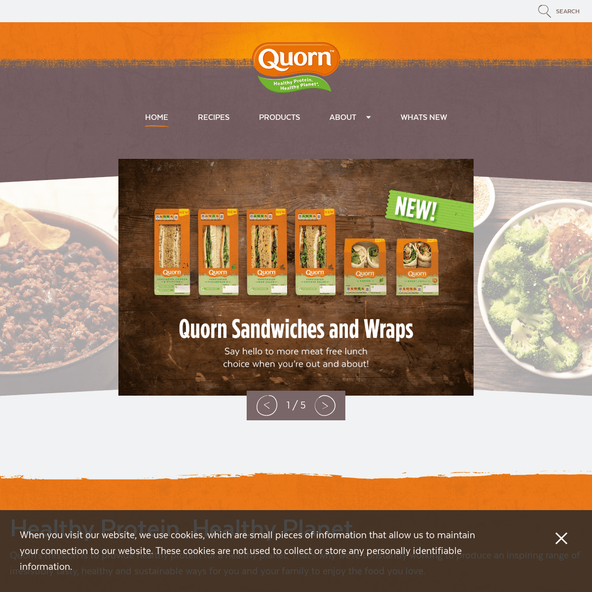 Recipes, Products and News from Quorn. Healthy Protein. Healthy Planet.