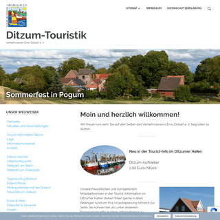 Ditzum-Touristik – Verkehrsverein Ems-Dollart e. V.