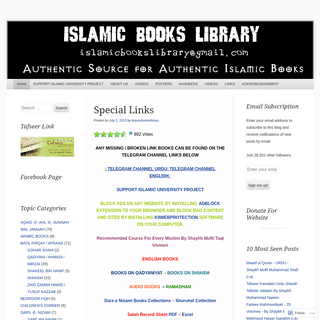 A complete backup of islamicbookslibrary.wordpress.com