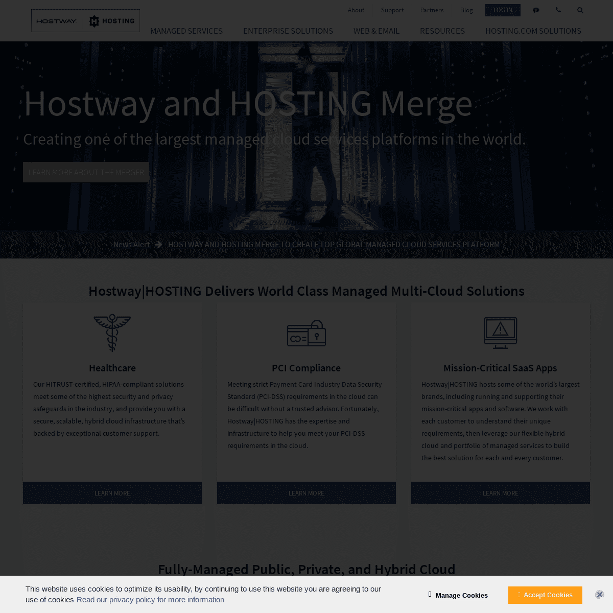 Managed Dedicated and Cloud Solutions from Hostway|HOSTING